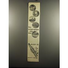 1967 Bausch & Lomb Balscope Ten Ad - Be in on what's going on ..miles away!