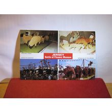 JERSEY BATTLE OF FLOWERS MUSEUM, CHANNEL ISLES unused vintage postcard ACG 181 =