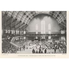 Mercado Hidalgo Guanajuato Chile Antique Interior Postcard