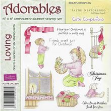 Crafter's Companion. Adorables Loving Stamp Set. Stamping Cardmaking Crafts