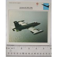 Aermacchi MB-339K - Italy - Attack & Close Support - Collectors Club Card