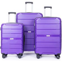 Luggage 3 Piece Expandable Suitcase with TSA Lock ABS, Durable Luggage Set, Ligh