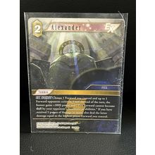 Alexander EX - 13-053R Opus XIII: Crystal Radiance Final Fantasy Trading Card