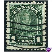 Canada 1930 SG289 1c Green Good/Fine Used