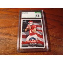 2020 Leaf Draft, Graded Near Mint 8.5, JALEN HURTS, Rc, All American