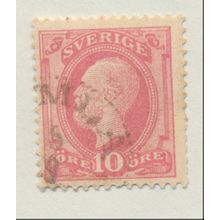 Sweden Stamp Scott #45, Used