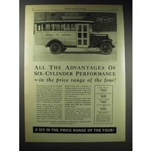 1929 Chevrolet School Buses Ad - All the Advantages