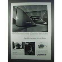 1962 Boeing Ad - USAF X-20 Dyna-soar, Navy Hydrofoil