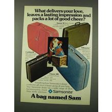 1973 Samsonite Luggage Ad - Saturn II, Caribbea II