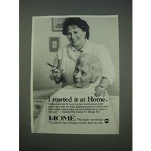 1989 ABC Home TV Show Ad - I started it at Home