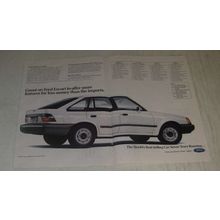 1989 Ford Escort Ad - Count on Ford Escort to offer more features for less