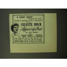 1950 Affairs of State Play Advertisement - A Comedy Smash