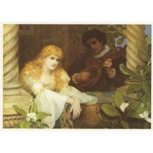 Herbert Schmalz The Awakening Of Love Painting Postcard