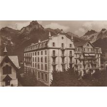 Hotel Kess Engelberg Antique Switzerland Postcard