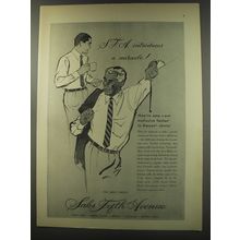 1956 Saks Fifth Avenue Taslan Dacron Shirts Ad - S.F.A. Introduces a miracle!