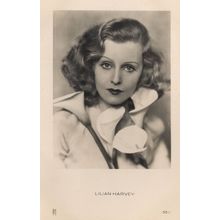 Lilian Harvey Film Actress Rare Old Hollywood No 552 Postcard