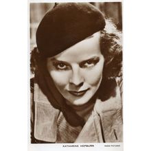 Katherine Hepburn MGM Pictures Film Star Rare Real Photo Postcard