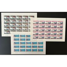 Mali 1985 Mi. 677 - 679 ND Concorde Avion Airplane Flugzeug planches Lindbergh