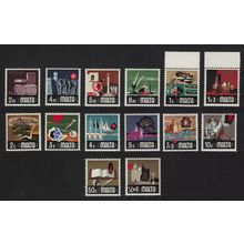 Malta Definitives 14v 1973 MNH SG#486-500 MI#457-470