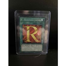 R - Righteous Justice - RYMP-EN025 - Secret Rare - Unlimited Edition Ra Yellow M