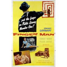 Finger Man (1955)_0 Movie Film Poster Canvas iconic design