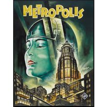 Metropolis-poster Poster Canvas Movie Film Print A0 A1 A2 A3 A4 A5 A6 Art Wall D