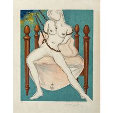 Salvador Dalí Three Plays by the Marquis de Sade 1969 Picture 22 Poster Canvas M