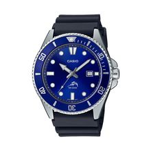 Casio Men's Diver Inspired Black Resin Strap Watch