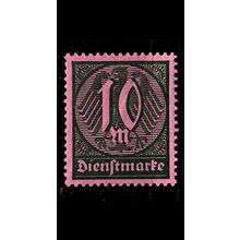 GERMANY REICH Dienst [1921] MiNr 0068 a ( **/mnh ) [La]