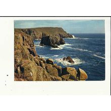 Cornwall PORDENACK POINT Postcard by J. Arthur Dixon (517)