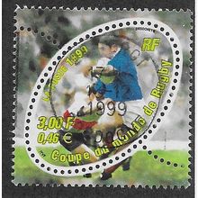 FRA 1999 3F 'RUGBY WORLD CUP' FINE USED (EBID58-090)
