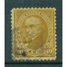 Used 283 10c Daniel Webster Just Clears M05388