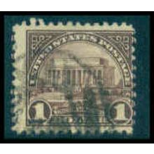Used 571 $1 Lincoln Memorial Average M09491