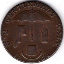 Great Britain. Clarke's Norwich Halfpenny 1794. dy20884