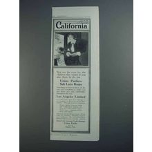 1913 Union Pacific Railroad Ad - California