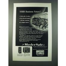 1949 Mosler Insulated Record containers and A Label Safe Ad