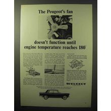 1964 Peugeot 404 Sedan Ad - The Fan Doesn't Function