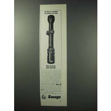1964 Savage 3833 Scope Ad - As Fine As Money Can Buy