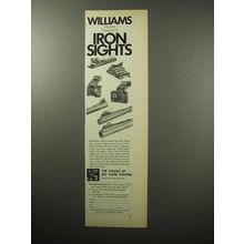 1970 Williams Iron Sights Ad - Hunter-Designed