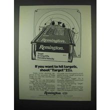 1975 Remington Target 22 Ammunition Ad - Hit Targets