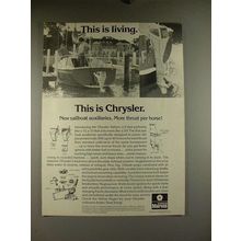 1976 Chrysler Sailor Outboard Motor Ad - Living!