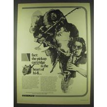 1978 Shure V15 Type IV Phonograph Cartridge Ad - Heart
