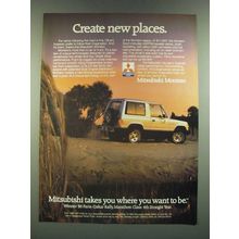 1986 Mitsubishi Montero Ad - Create New Places