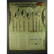 1974 Oneida Distinction Stainless Silverware Advertisement