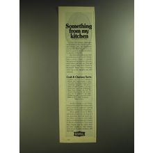 1974 Crosse & Blackwell Major Grey's Chutney Ad - recipe for Crab & Chutney