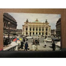 PLACE de L'OPERA, PARIS, FRANCE unused postcard #