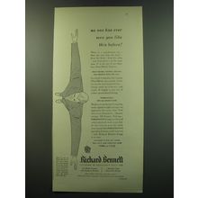 1949 Richard Bennett Forstmann Suits Ad - No one has ever seen you like this