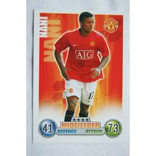 2007/08 Topps Match Attax Trading Card - Nani, Manchester United