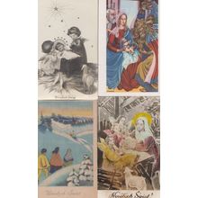 Polish Nativity 4x Christmas Poland Set of Postcard s