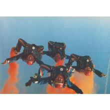 The RAF Falcons Parachute Training School Postcard